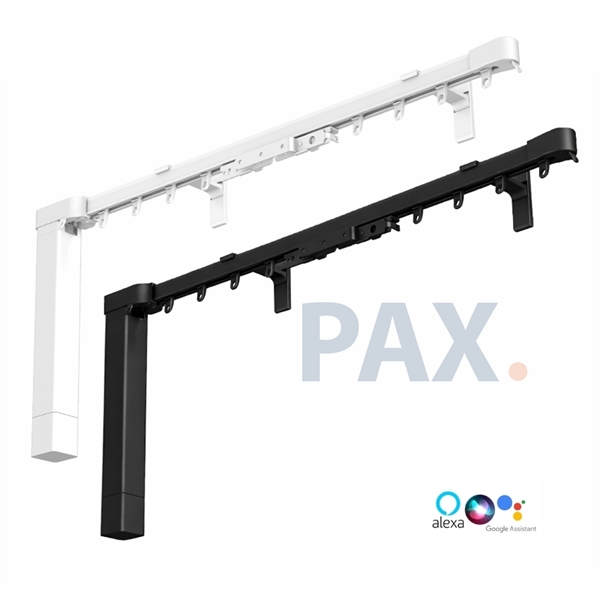 Elektrische slimme Gordijnrails 230V met WIFI (bediening via app, smart-home en/of Google/Alexa/Apple)