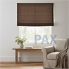 Vouwgordijn op maat Linnenlook Bruin - Thuis bezorgen