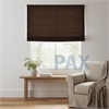Linnen vouwgordijn  donker bruin