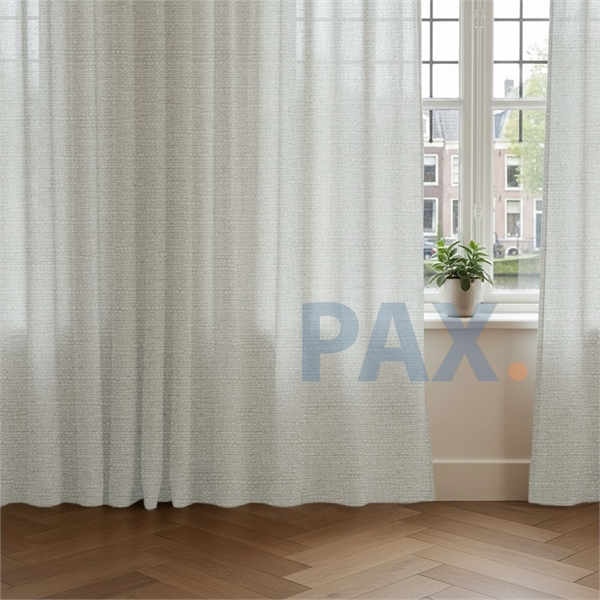 Linnen overgordijnen licht blauw - op maat