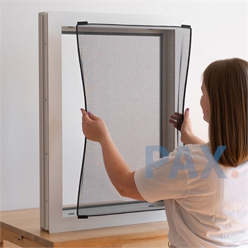 Afbeeldingen van Soft Frame Inzethor kunststof kozijnen draai-kiep-ramen (zonder boren)