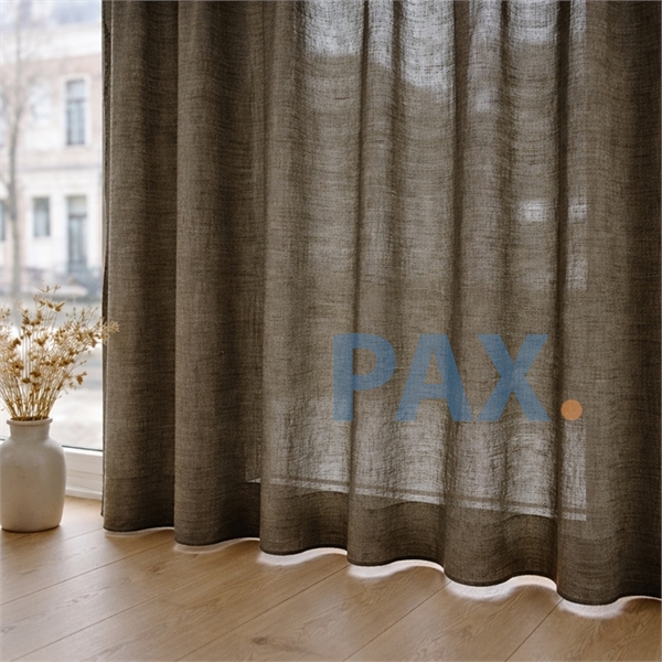 Inbetween gordijn - op maat - Antracietbruin