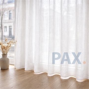 vitrage gordijn met loodveter - Op maat