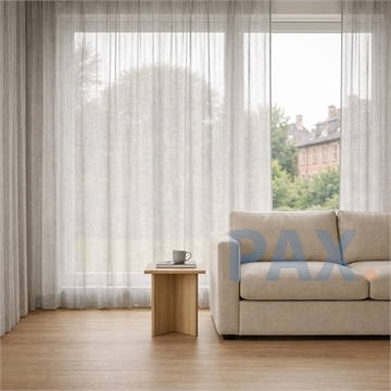 Lichtgrijs inbetween gordijn Thuisbezorgen