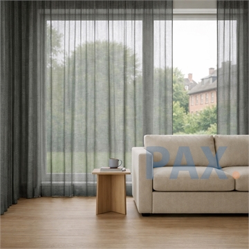 Antracietgrijs inbetween gordijn - online bestellen