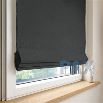 Vouwgordijn op maat verduisterend Antraciet