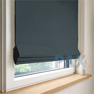 Vouwgordijn op maat verduisterend donker blauw