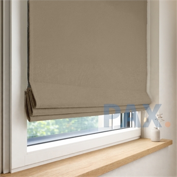 Vouwgordijn op maat verduisterend Beige-creme