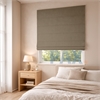 Afbeelding van Vouwgordijn op maat verduisterend Beige-creme - California