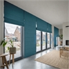 Verduisterend donker blauw vouwgordijn online bestellen