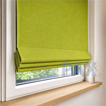 Vouwgordijn op maat verduisterend Donker groen