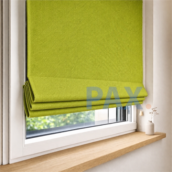 Vouwgordijn op maat verduisterend Donker groen