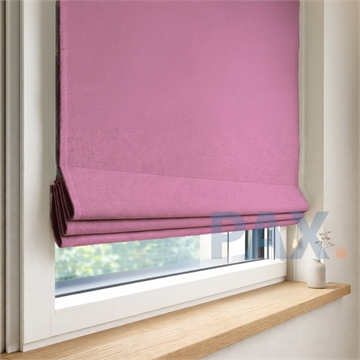 Vouwgordijn op maat verduisterend Donker roze
