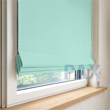 Vouwgordijn op maat verduisterend Licht blauw