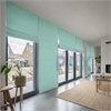 Verduisterend licht blauw vouwgordijn online bestellen
