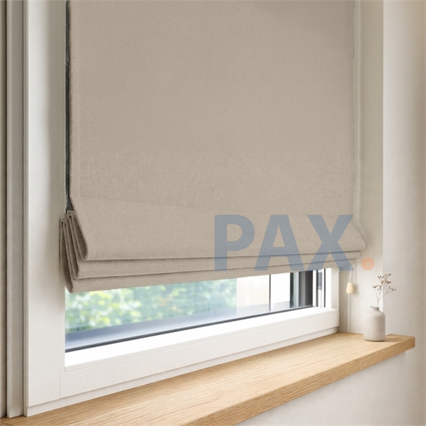 Vouwgordijn op maat verduisterend Light-grey