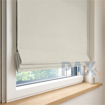 Vouwgordijn op maat verduisterend Off-white