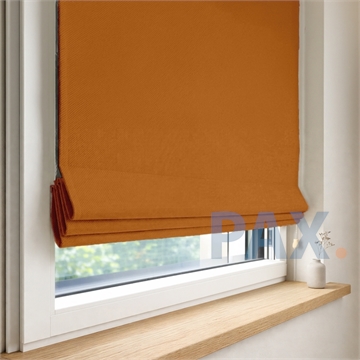 Vouwgordijn op maat verduisterend Oker geel