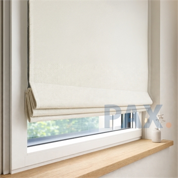 Vouwgordijn op maat verduisterend Wit