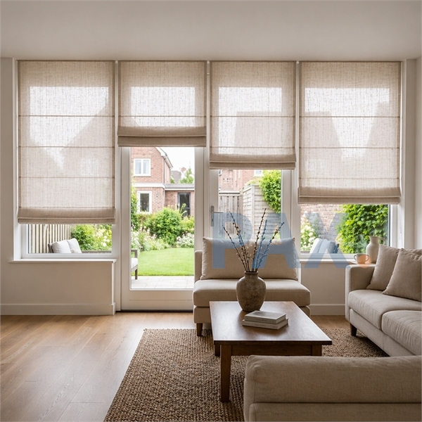 Transparante vouwgordijnen Licht beige/Zand online bestellen
