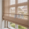 Vouwgordijn transparant Terracotta op maat	