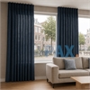 Afbeelding van Overgordijnen op maat ribstof Jeans blauw - Chicago