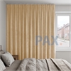 Afbeelding van Luxe velours gordijnen 95% Verduisterend Beige - Capri
