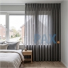 Afbeelding van Luxe inbetween gordijnen - Geweven antraciet - Laguna Beach