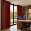 Overgordijnen op maat blackout Bordeaux rood - California