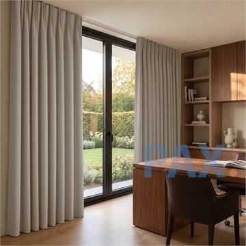 Overgordijnen op maat blackout Zand-licht beige - California