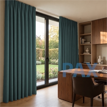 Overgordijnen op maat blackout Donker blauw - California