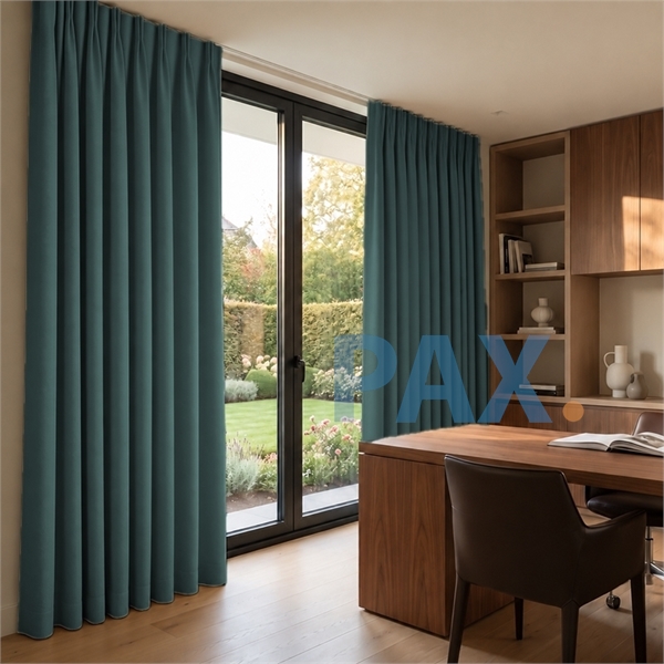 Overgordijnen op maat blackout Donker blauw - California