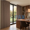 Overgordijnen op maat blackout Taupe Brown - California