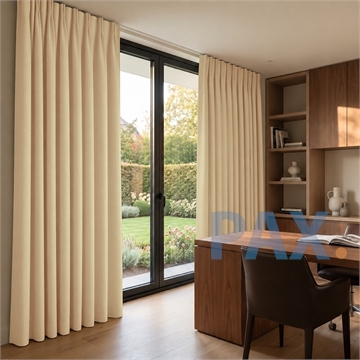 Overgordijnen op maat blackout Zand-Beige - California