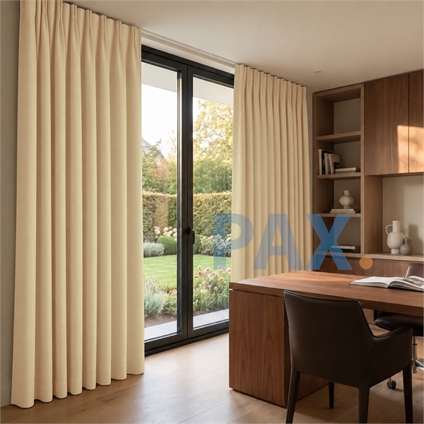 Overgordijnen op maat blackout Zand-Beige - California